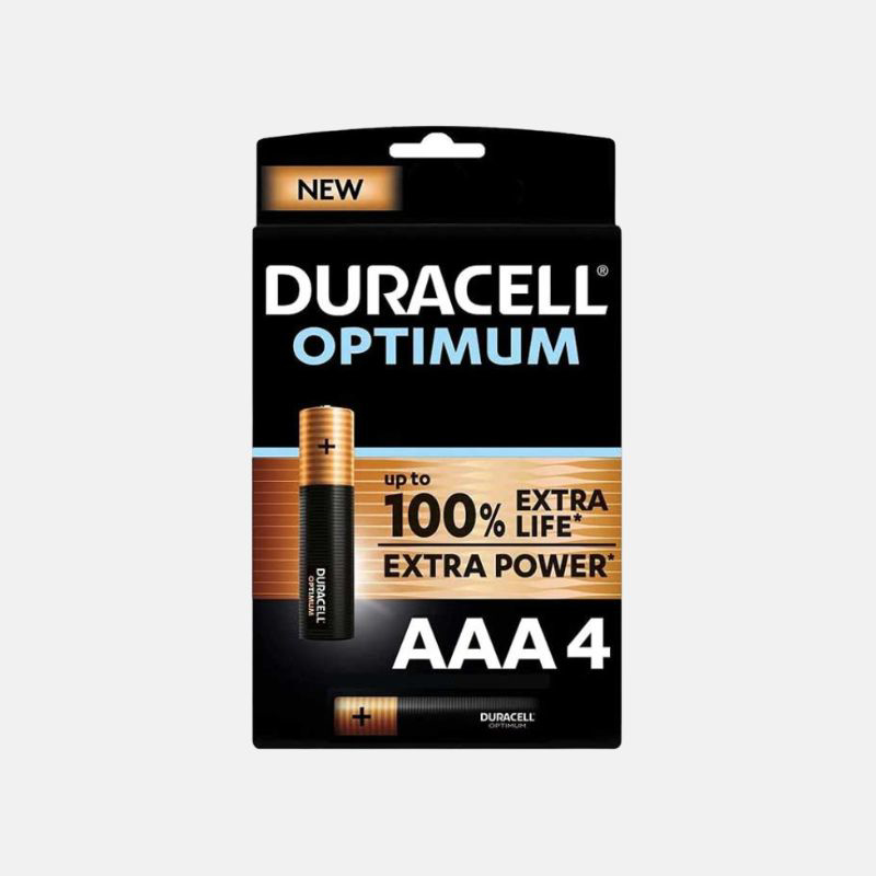 Picture of DURACELL Optimum Alcaline AAA Σετ 4 τεμάχια