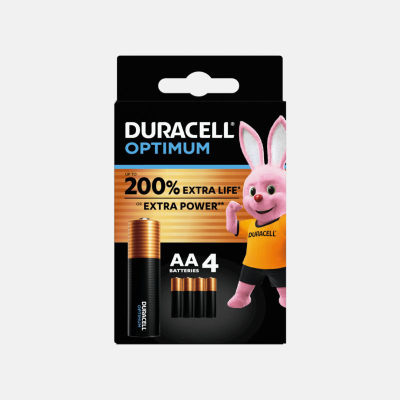 Picture of DURACELL Optimum Alcaline AA Σετ 4 τεμάχια