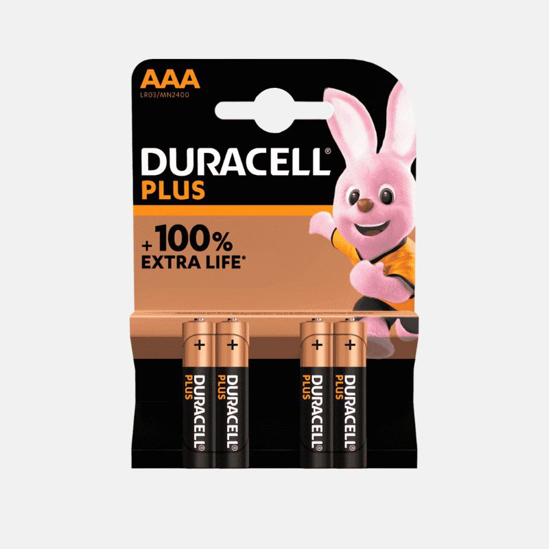 Picture of DURACELL Plus 100 Alcaline AAA Σετ 4 τεμάχια