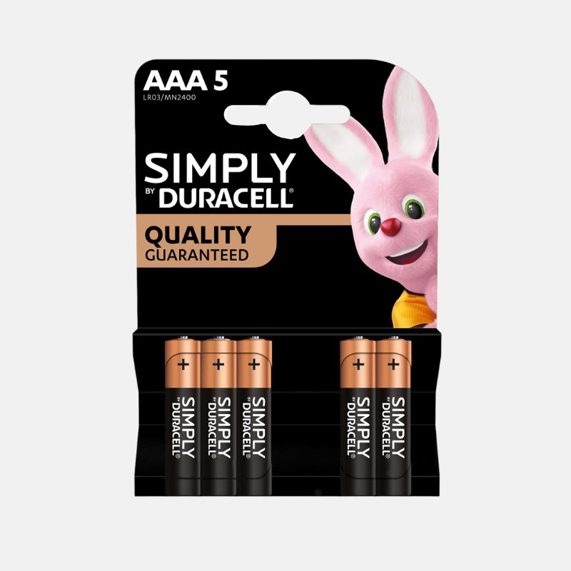 Picture of DURACELL Simply Alkaline AAA - Σετ 5 Τεμάχια