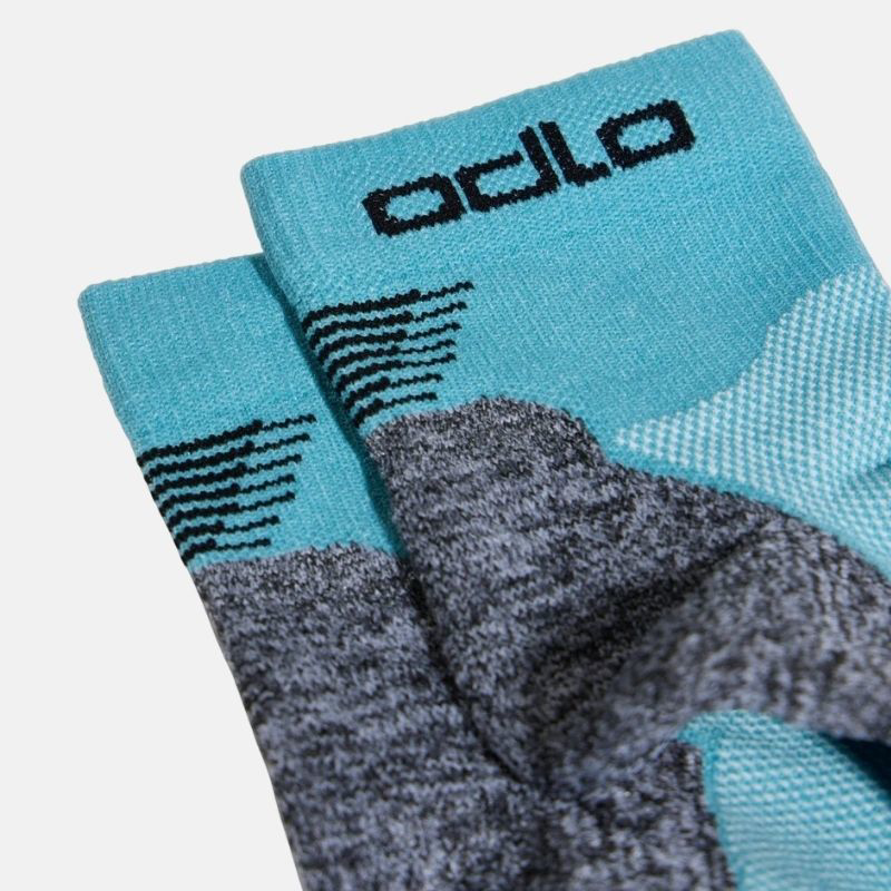 Picture of ODLO Socks Quarter Ceramicool Run Κάλτσες Unisex 40259-ARCTIC