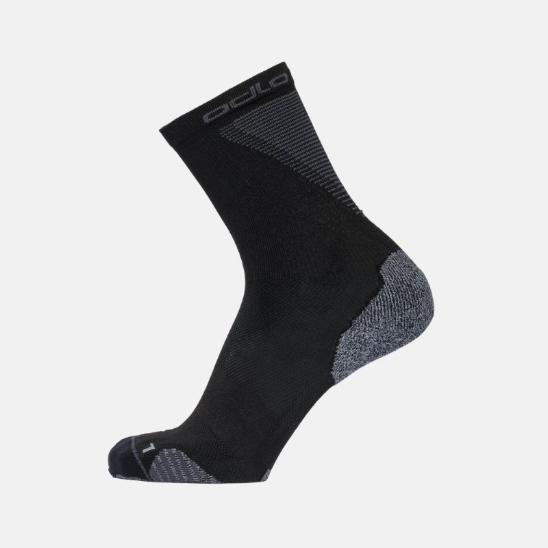 Picture of ODLO Socks Crew Ceramicool Run Κάλτσες Unisex 15000 - BLACK