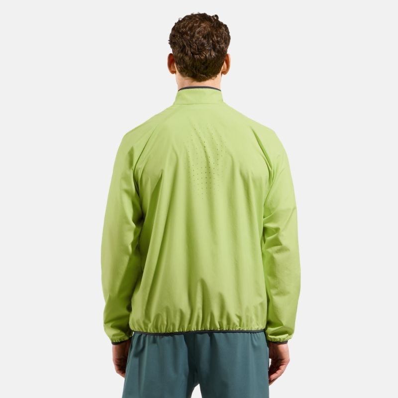 Picture of ODLO Running & Training Essential Light Jacket Ανδρικό Μπουφάν 40443 - SHARP GREEN - DARK SLATE