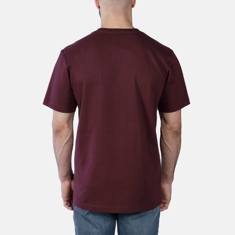 Picture of CARHARTT Relaxed Fit Heavyweight Logo Graphic T-Shirt 106091 Ανδρικό Κοντομάνικο 614 - Port