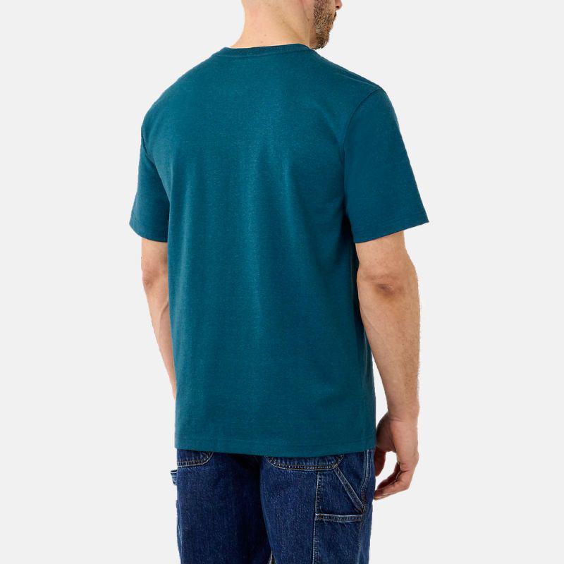 Picture of CARHARTT Relaxed Fit Heavyweight SS Logo Graphic T-Shirt 103361 Ανδρικό Κοντομάνικο H70 - Night Blue Heather