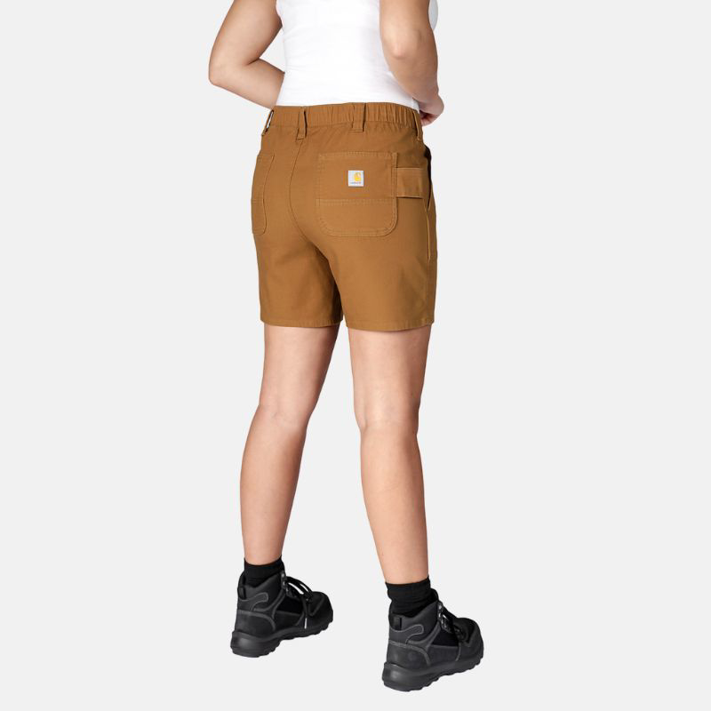 Picture of CARHARTT Rugged Flex Relaxed Fit Canvas Work Short 105730 Γυναικεία Βερμούδα BRN - Carhartt Brown