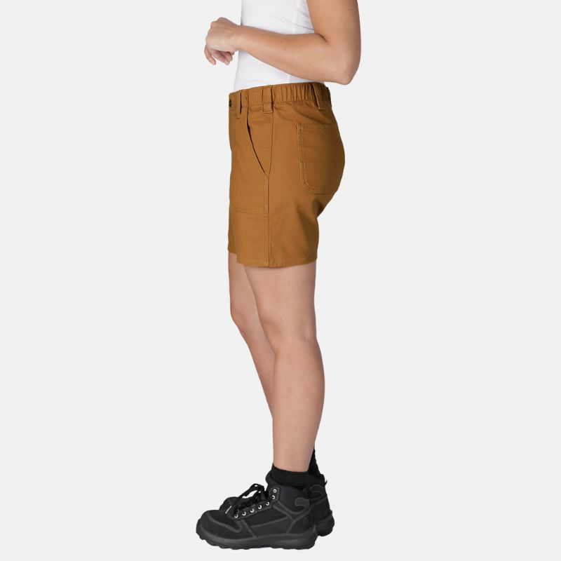 Picture of CARHARTT Rugged Flex Relaxed Fit Canvas Work Short 105730 Γυναικεία Βερμούδα BRN - Carhartt Brown