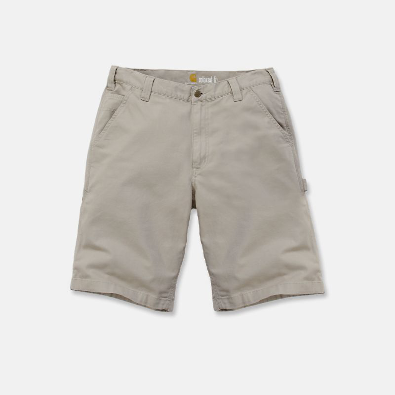 Picture of CARHARTT Rugged Flex Relaxed Fit Canvas Utility Work Short 103652 Ανδρική Βερμούδα Outdoor 232 - Tan