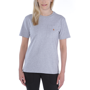 Εικόνα της CARHARTT Loose Fit K87 Pocket T-Shirt 103067 Γυναικείο Κοντομάνικο 034 - Heather Grey