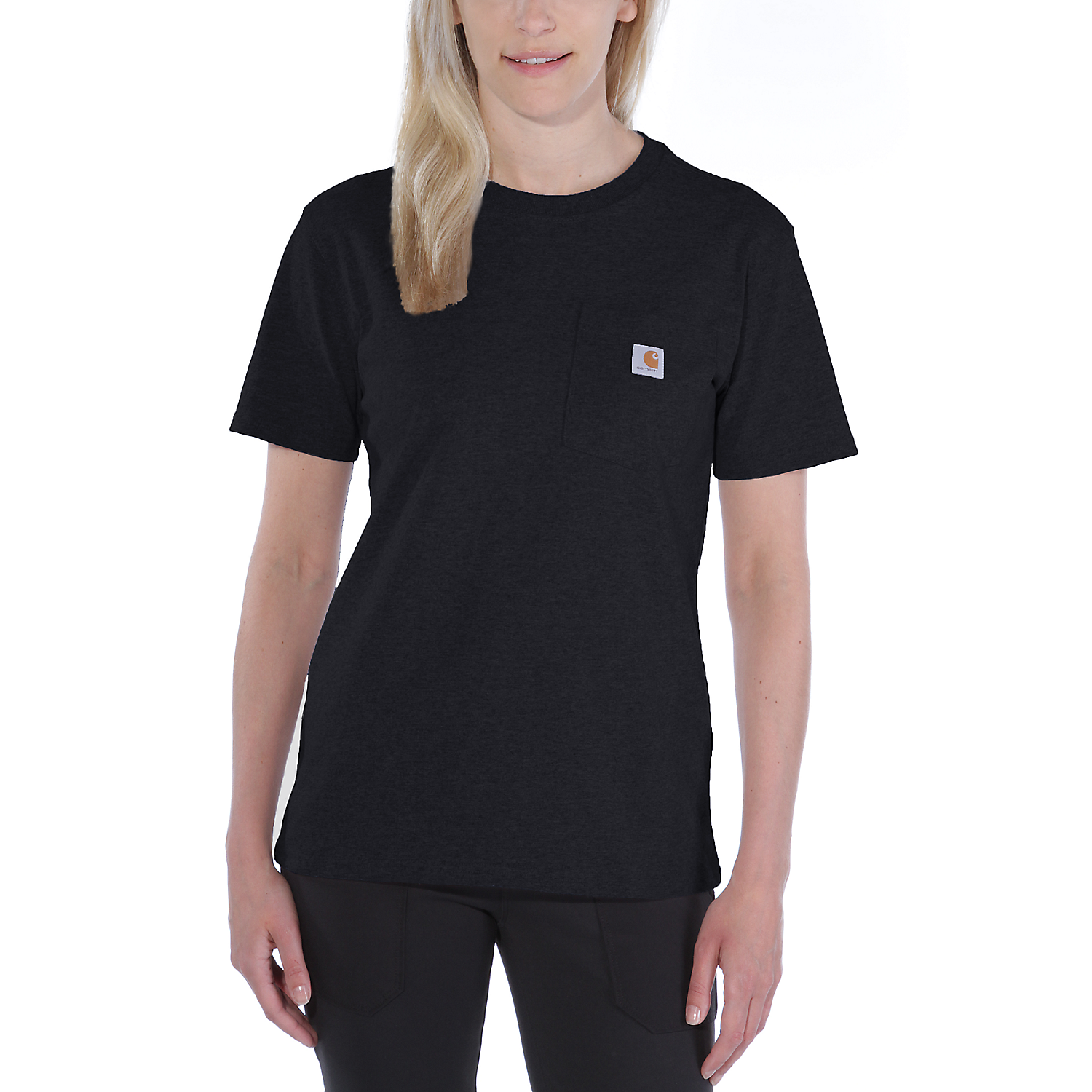 Picture of CARHARTT Loose Fit K87 Pocket T-Shirt 103067 Γυναικείο Κοντομάνικο 001 - Black