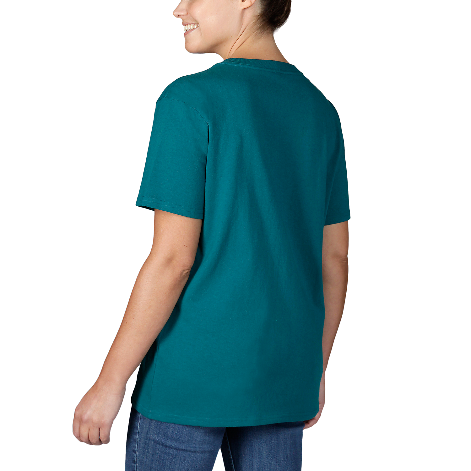 Picture of CARHARTT Loose Fit K87 Pocket T-Shirt 103067 Γυναικείο Κοντομάνικο HA5 - Shared Spruce