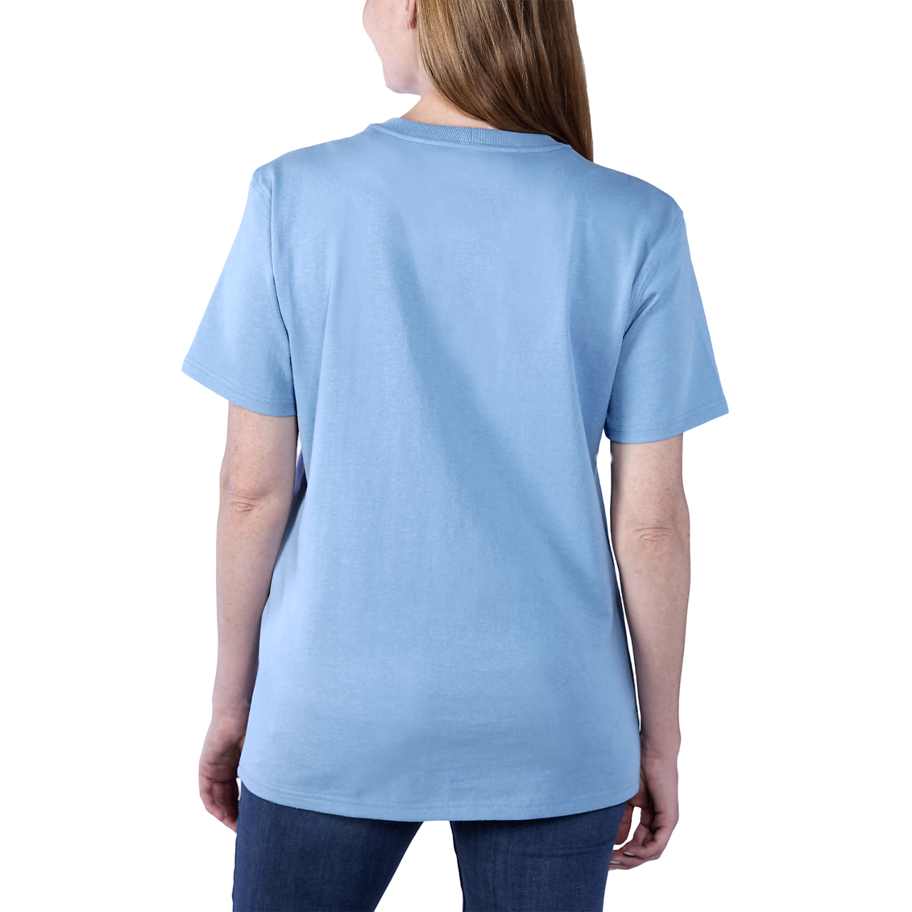 Picture of CARHARTT Loose Fit K87 Pocket T-Shirt 103067 Γυναικείο Κοντομάνικο HD0 - Skystone