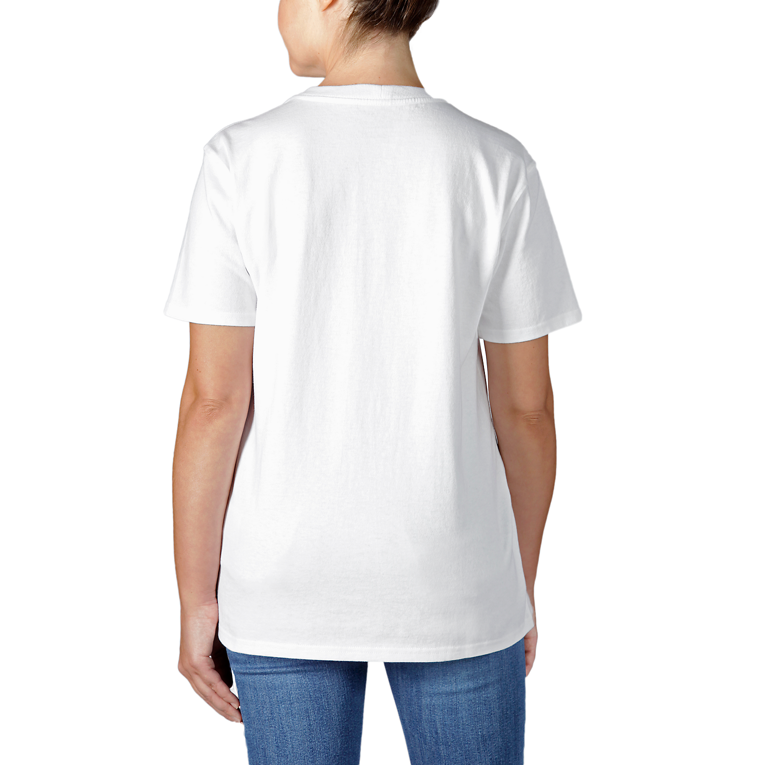 Picture of CARHARTT Loose Fit K87 Pocket T-Shirt 103067 Γυναικείο Κοντομάνικο 100 - White