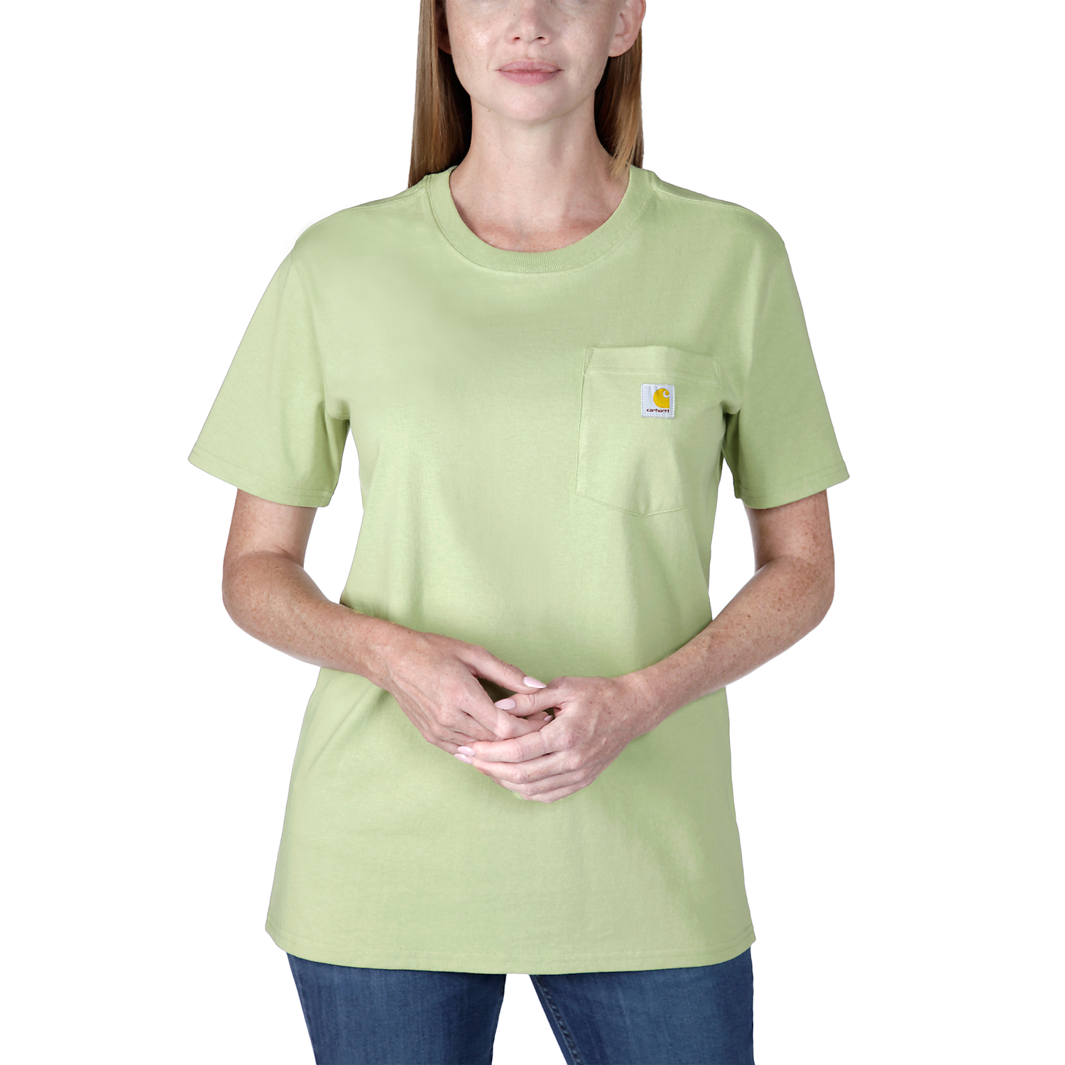 Picture of CARHARTT Loose Fit K87 Pocket T-Shirt 103067 Γυναικείο Κοντομάνικο B68 - Dried Clay