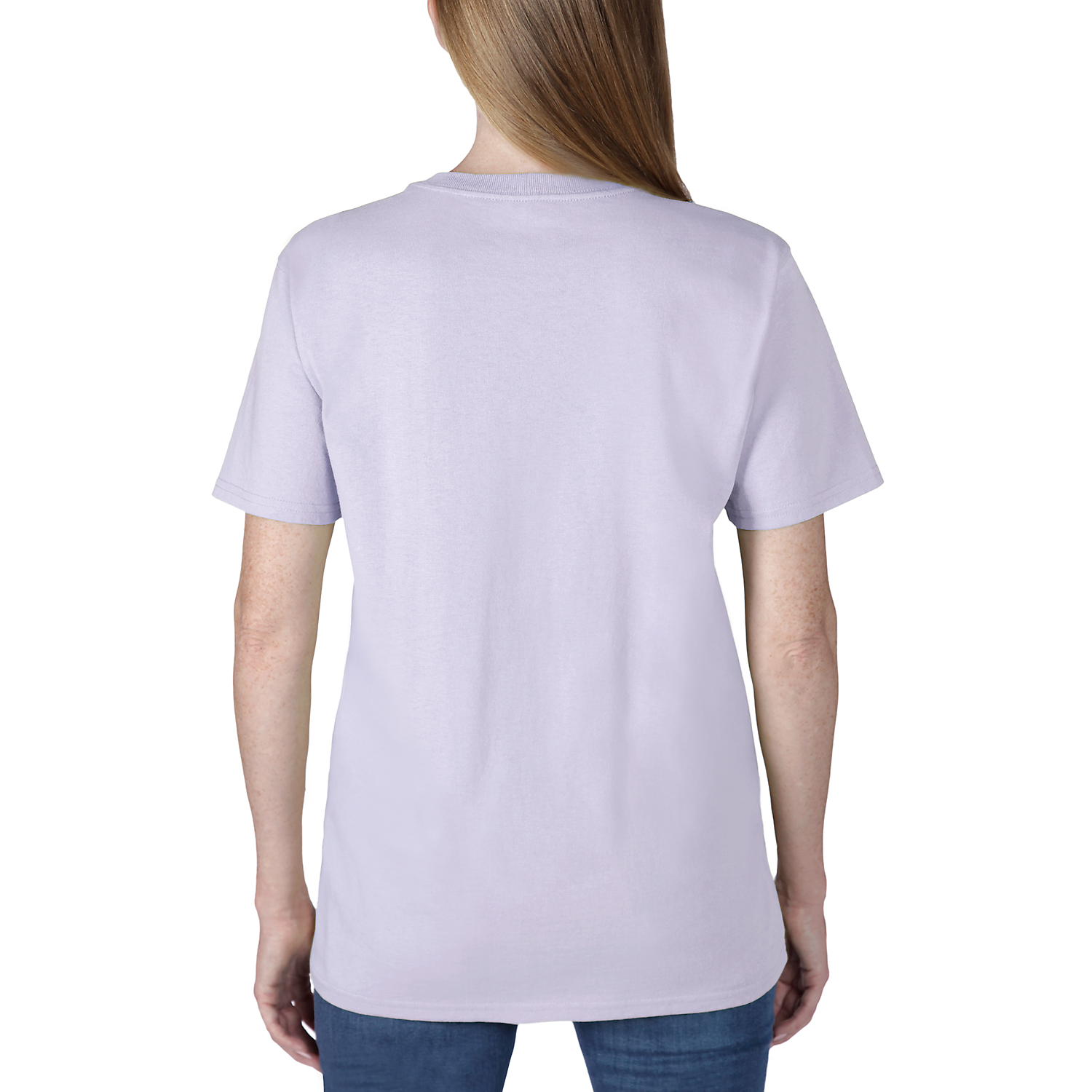 Picture of CARHARTT Loose Fit K87 Pocket T-Shirt 103067 Γυναικείο Κοντομάνικο V62 - Lilac Haze