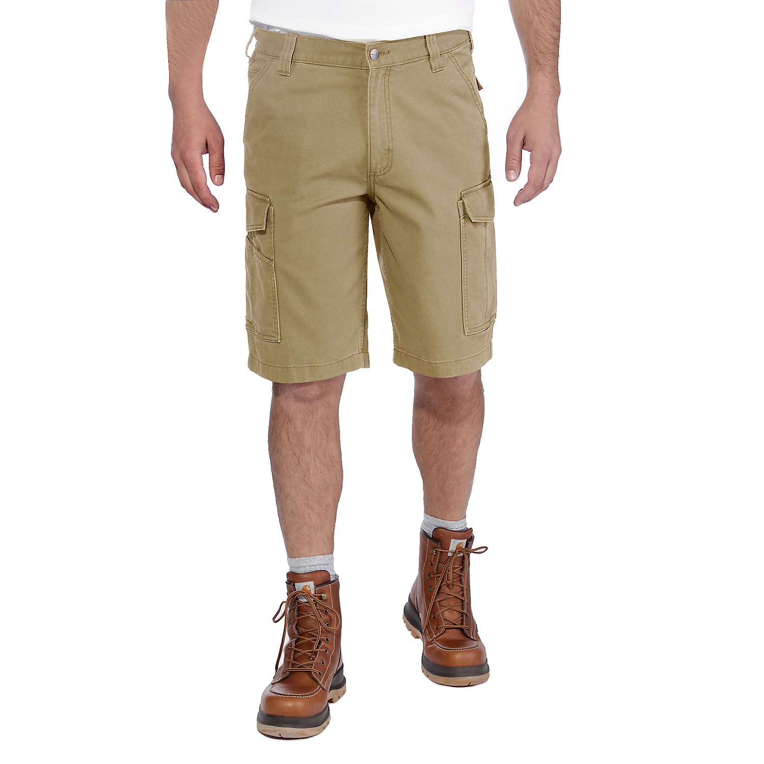 Picture of CARHARTT Rugged Flex Relaxed Fit Canvas Work Short 103542 Ανδρική Βερμούδα 253 - Dark Khaki