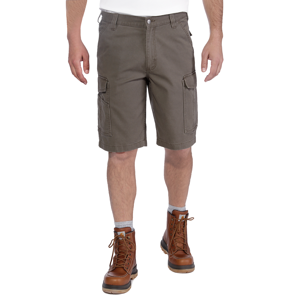 Picture of CARHARTT Rugged Flex Relaxed Fit Canvas Work Short 103542 Ανδρική Βερμούδα 217 - Tarmac