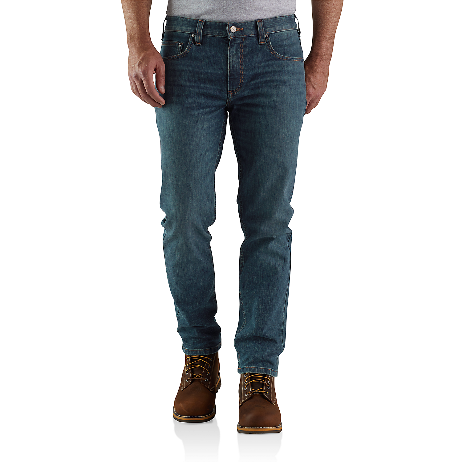 Picture of CARHARTT Rugged Flex™ Relaxed Fit Tapered Jean 104960 Ανδρικό Παντελόνι Τζιν H47 - Canyon