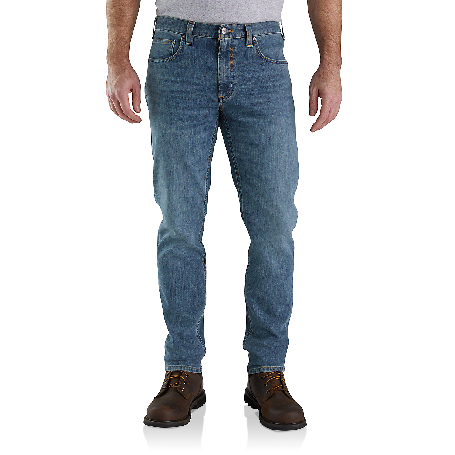 Picture of CARHARTT Rugged Flex™ Relaxed Fit Tapered Jean 104960 Ανδρικό Παντελόνι Τζιν H42 - Arcadia