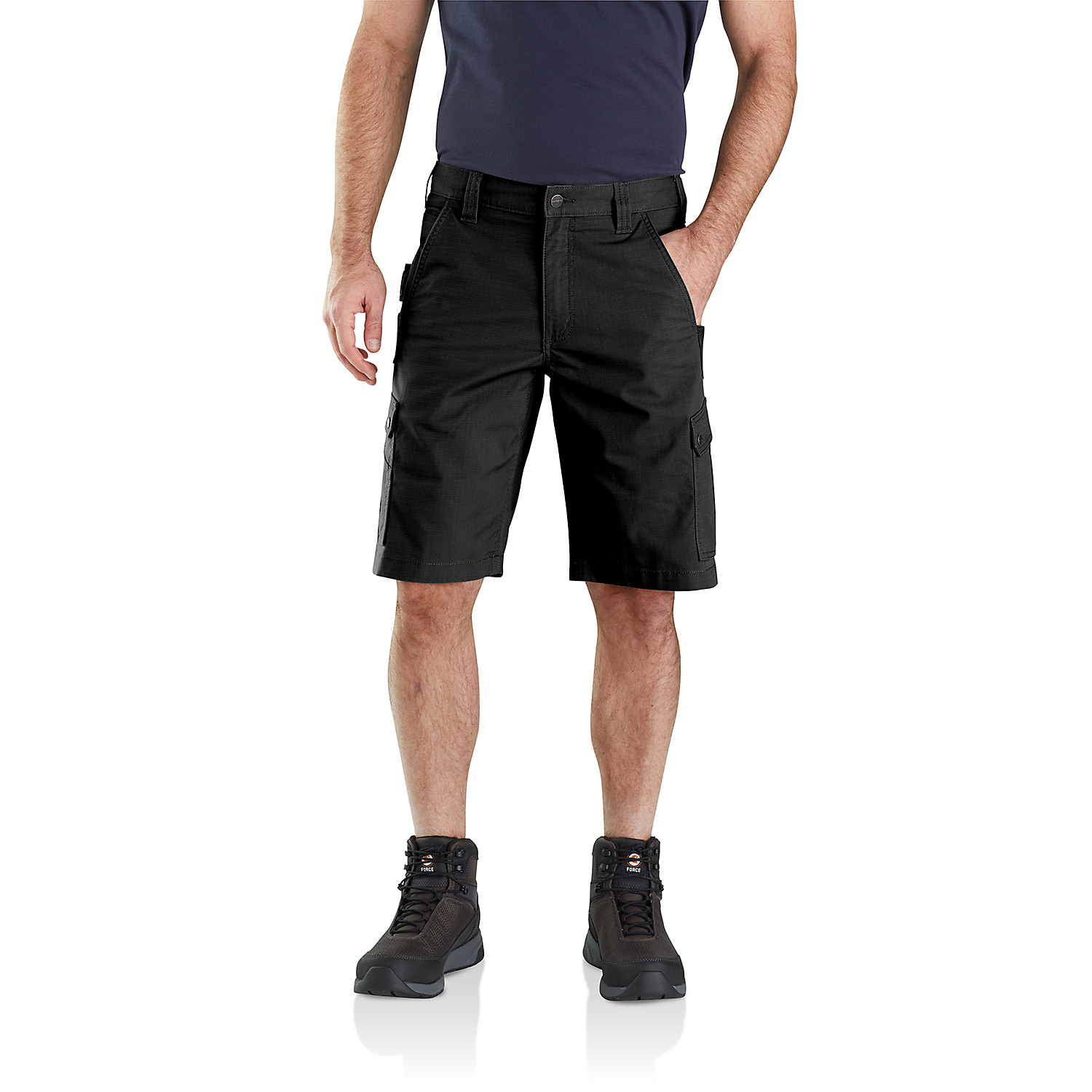 Picture of CARHARTT Rugged Flex Relaxed Fit Ripstop Cargo Work Short 104727 Ανδρική Βερμούδα N04 - Black