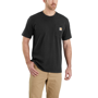 Εικόνα της CARHARTT Relaxed Fit K87 Pocket T-Shirt 103296 Ανδρικό Κοντομάνικο 001 - Black