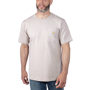 Εικόνα της CARHARTT Relaxed Fit K87 Pocket T-Shirt 103296 Ανδρικό Κοντομάνικο V61 - Mink