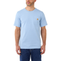 Εικόνα της CARHARTT Relaxed Fit K87 Pocket T-Shirt 103296 Ανδρικό Κοντομάνικο H74 - Alpine Blue Heather