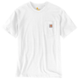 Εικόνα της CARHARTT Relaxed Fit K87 Pocket T-Shirt 103296 Ανδρικό Κοντομάνικο 100 - White