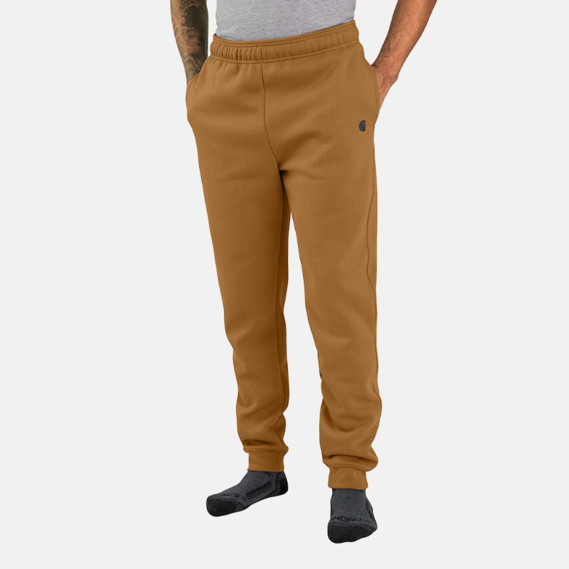 Picture of CARHARTT Relaxed Fit Midweight Tapered Sweatpant 105307 Ανδρική Φόρμα BRN - Carhartt Brown