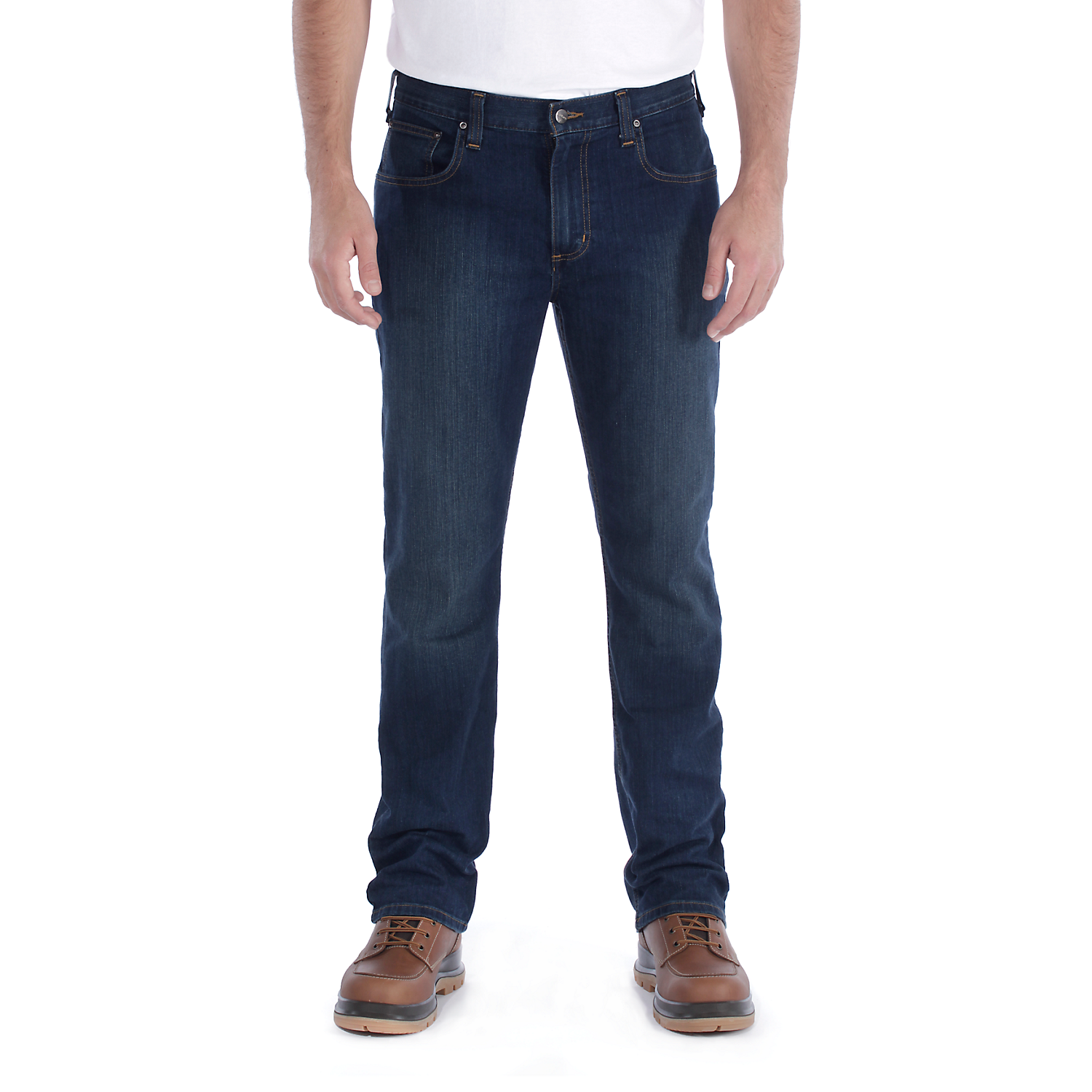 Picture of CARHARTT Rugged Flex Slim Fit 5 Pocket Tapered Jean 102807 Ανδρικό Παντελόνι Tζιν 491 - Erie