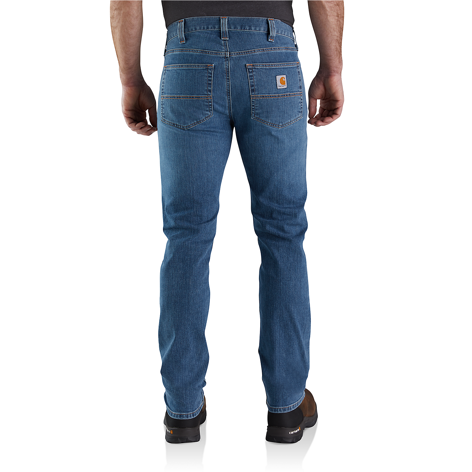 Picture of CARHARTT Rugged Flex Slim Fit 5 Pocket Tapered Jean 102807 Ανδρικό Παντελόνι Tζιν H39 - Houghton