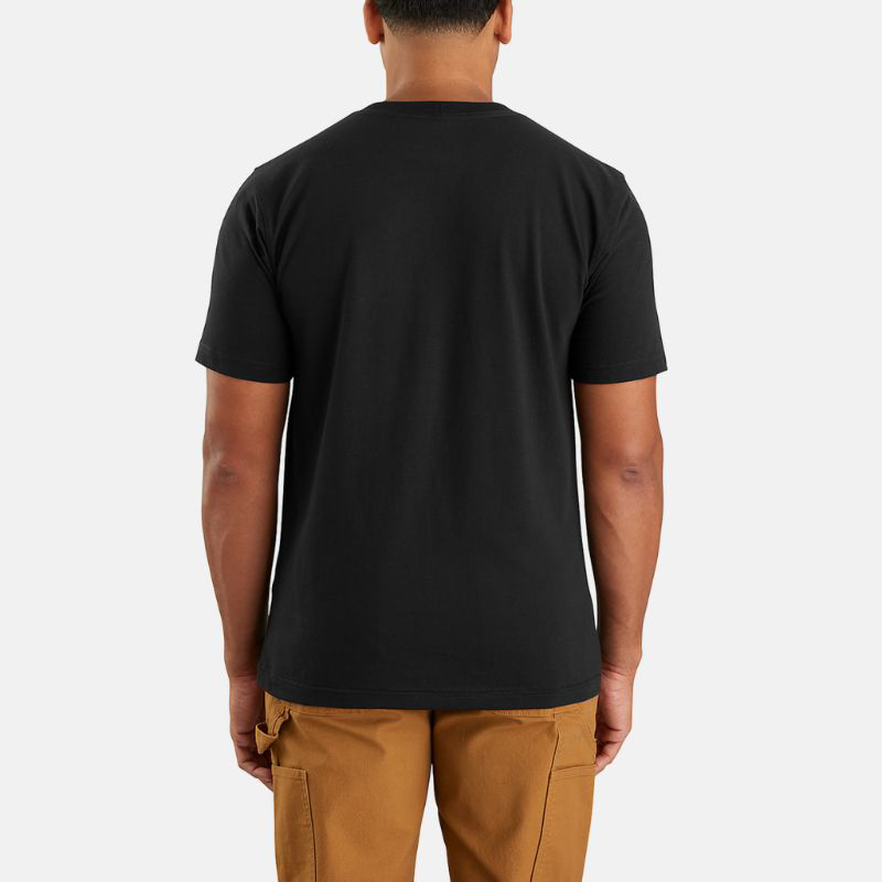 Picture of CARHARTT Relaxed Fit Lightweight SS Lumberjack Graphic T-Shirt 106533 Ανδρικό Κοντομάνικο N04 - Black