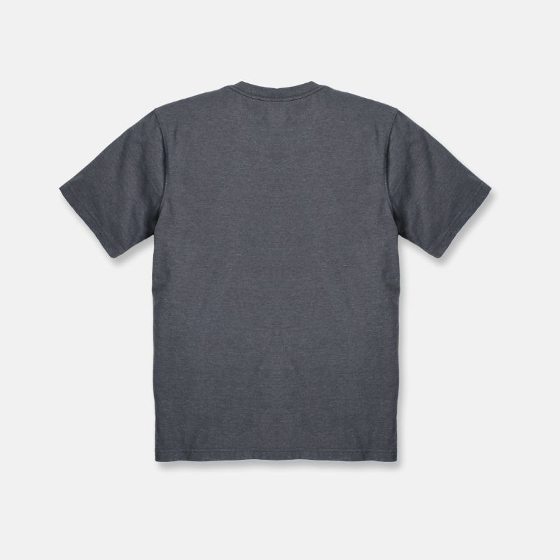 Picture of CARHARTT Relaxed Fit Lightweight SS Script Graphic T-Shirt 106531 Ανδρικό Κοντομάνικο CRH - Carbon Heather