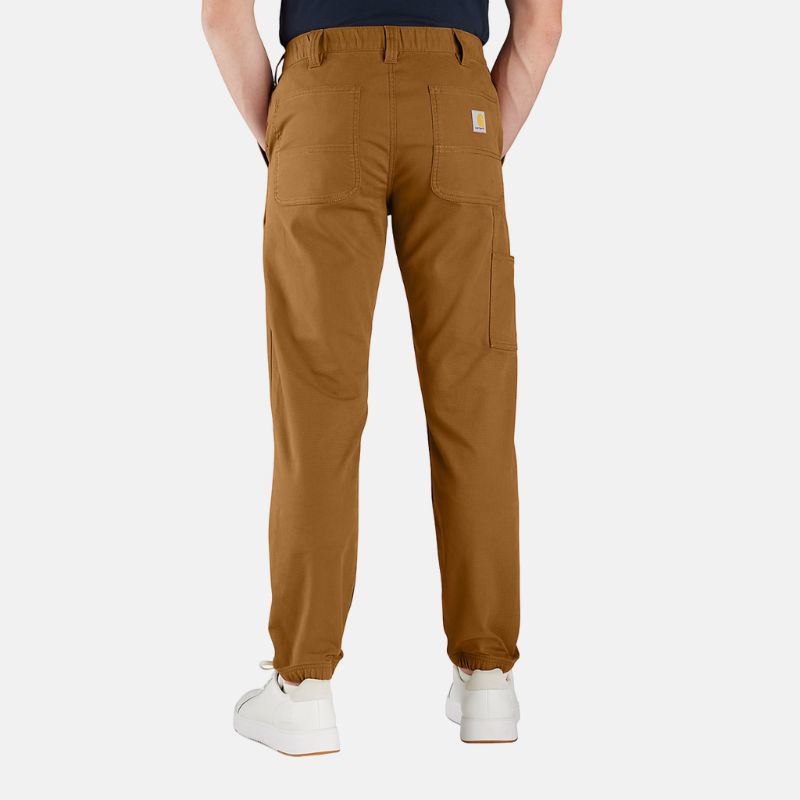 Picture of CARHARTT Rugged Flex Relaxed Fit Canvas Jogger Pant 106889 Ανδρικό Παντελόνι Outdoor BRN - Carhartt Brown