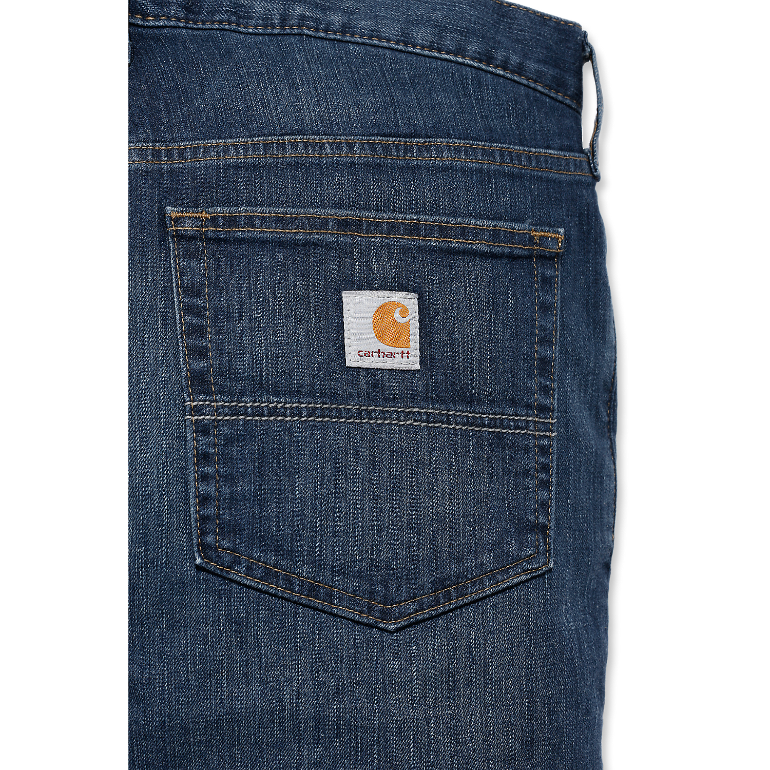 Picture of CARHARTT Rugged Flex Relaxed Fit Straight Jean 102804 Ανδρικό Παντελόνι Tζιν 498 - Blue Chambray