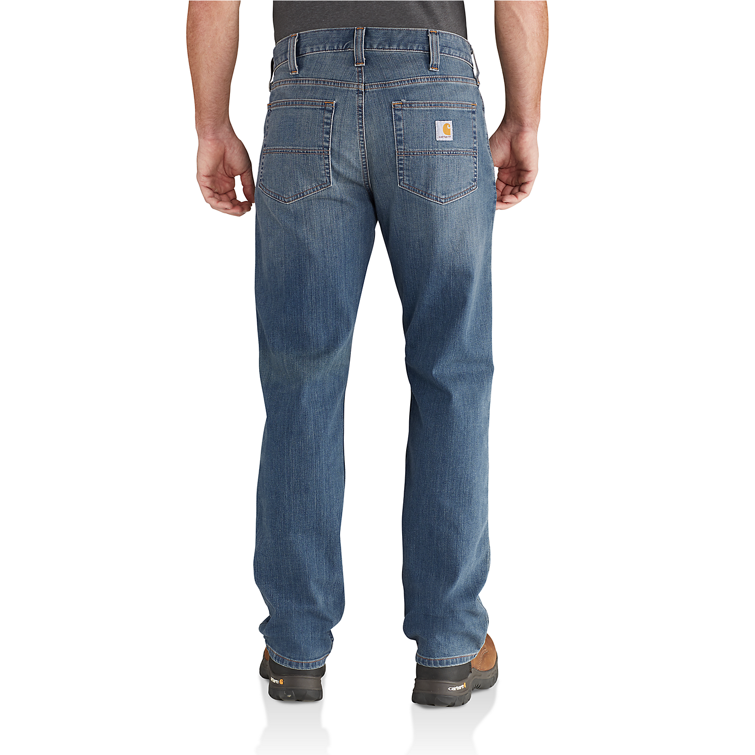 Picture of CARHARTT Rugged Flex Relaxed Fit Straight Jean 102804 Ανδρικό Παντελόνι Tζιν 964 - Coldwater