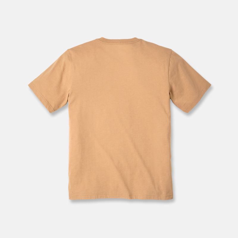 Picture of CARHARTT Relaxed Fit Lightweight SS Carpenter Graphic T-Shirt 106534 Ανδρικό Κοντομάνικο B87 - Hickory Nut Heather