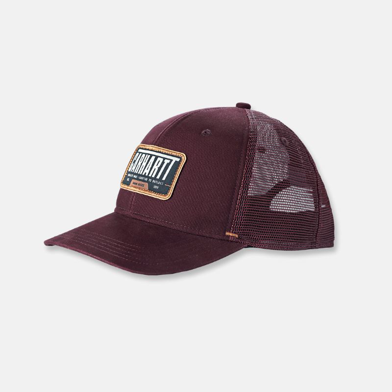 Picture of CARHARTT Canvas Mesh Back Graphic Cap 105971 Ανδρικό Καπέλο PRT - Port