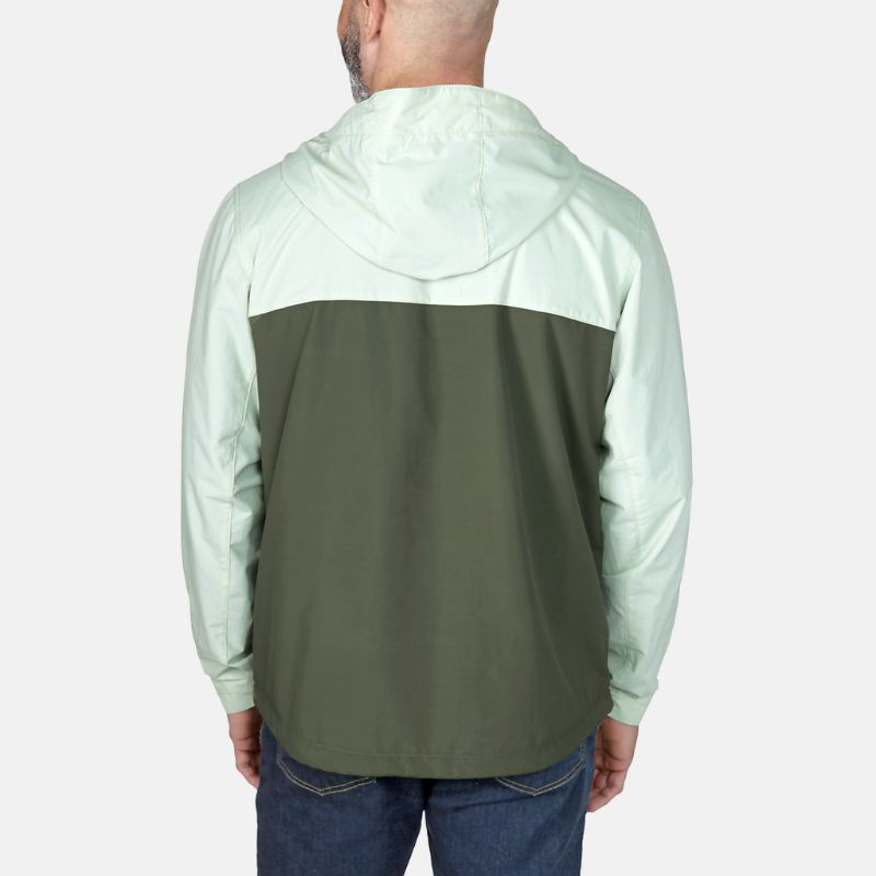 Picture of CARHARTT Rain Defender™ Loose Fit Lightweight Packable Anorak 105749 Ανδρικό Αδιάβροχο GG0 - Tender Green/Dusty Olive