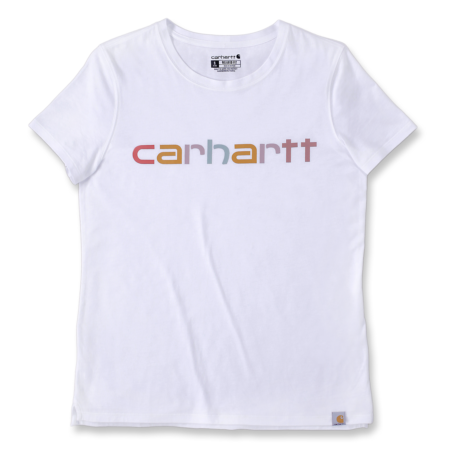 Picture of CARHARTT Relaxed Fit Lightweight SS Multi Color Graphic T-Shirt 105764 Γυναικείο Κοντομάνικο WHT - White