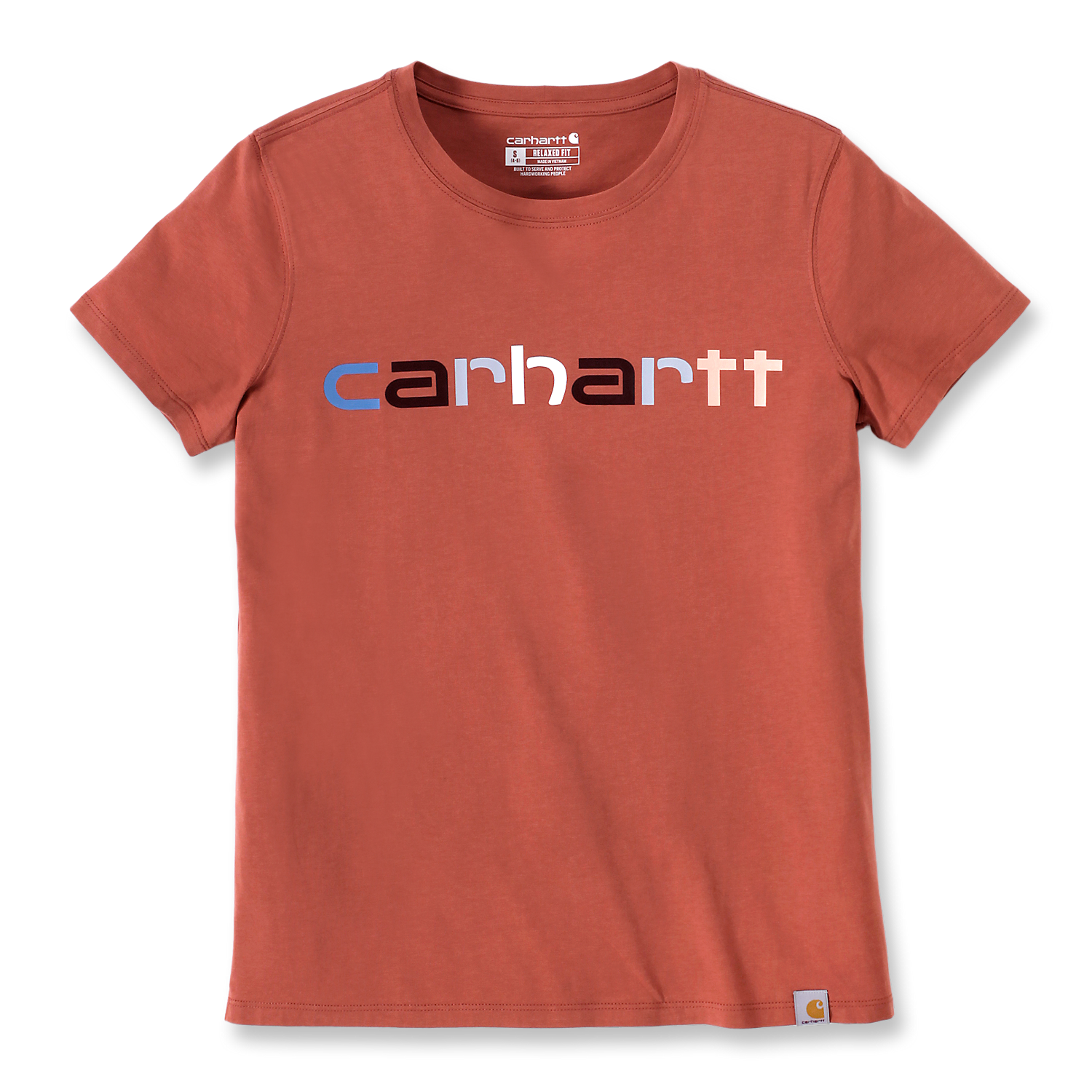 Picture of CARHARTT Relaxed Fit Lightweight SS Multi Color Graphic T-Shirt 105764 Γυναικείο Κοντομάνικο Q53 - Terracota