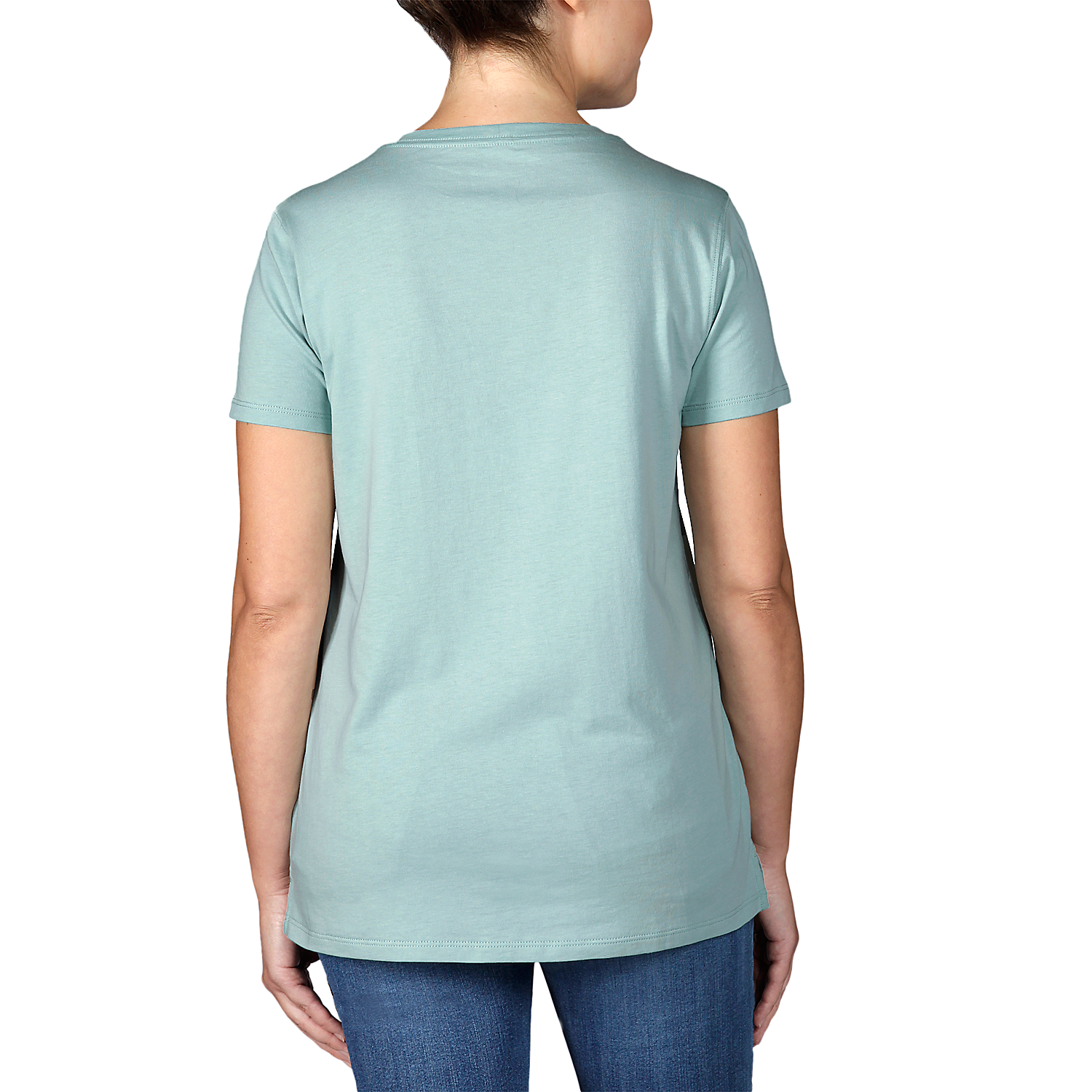 Picture of CARHARTT Relaxed Fit Lightweight SS Crewneck T-Shirt 105740 Γυναικείο Κοντομάνικο HA4 - Blue Surf