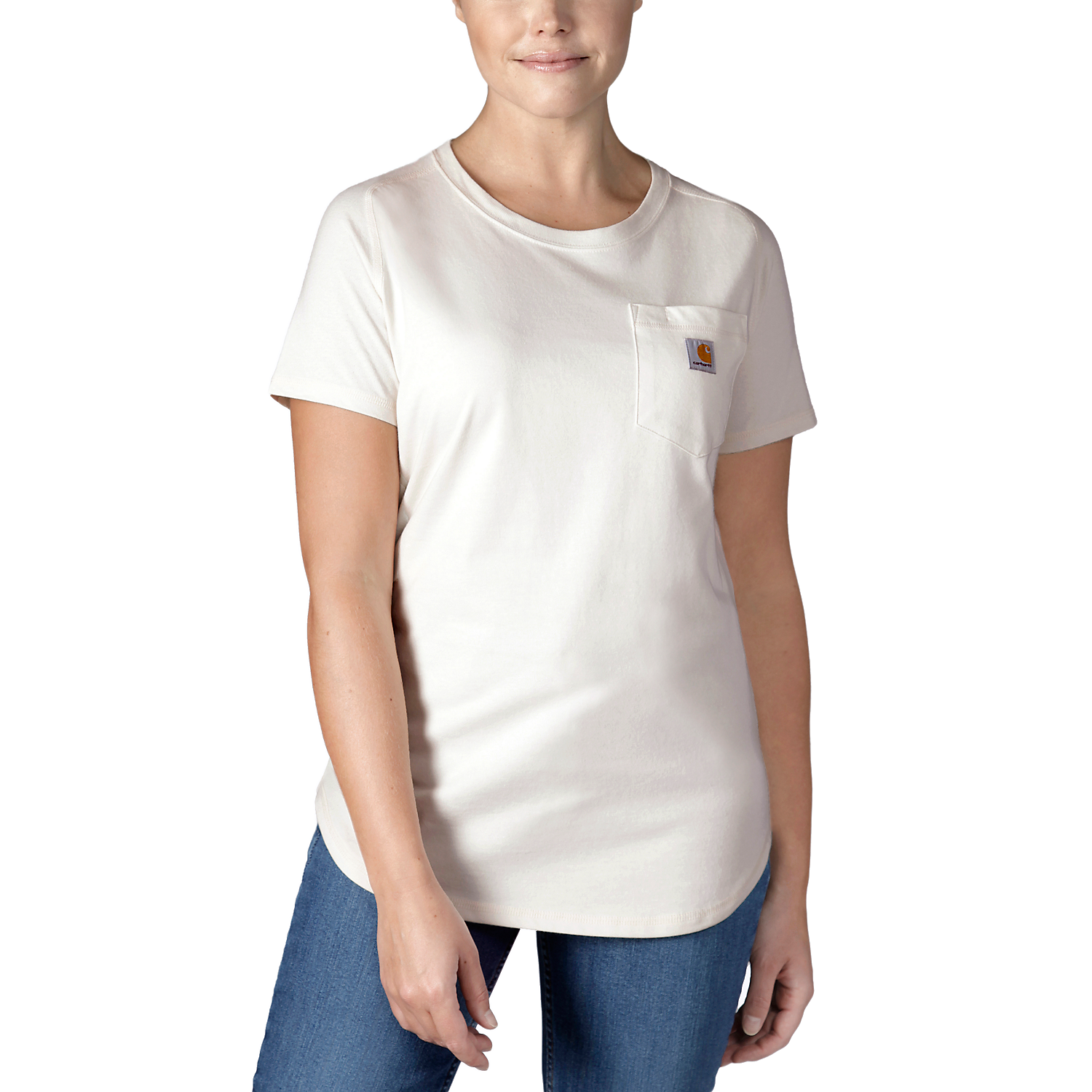 Picture of CARHARTT FORCE™ Relaxed Fit Midweight SS Pocket T-Shirt 105415 Γυναικείο Κοντομάνικο W03 - Malt