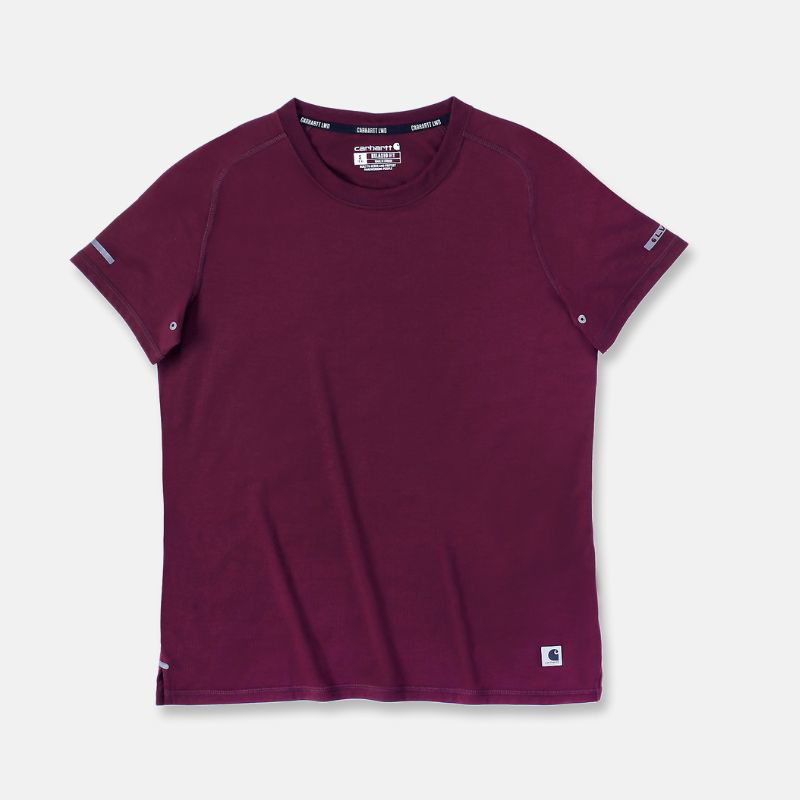 Picture of CARHARTT LWD Relaxed Fit SS T-Shirt 105849 Γυναικείο Κοντομάνικο R73 - Bordeaux