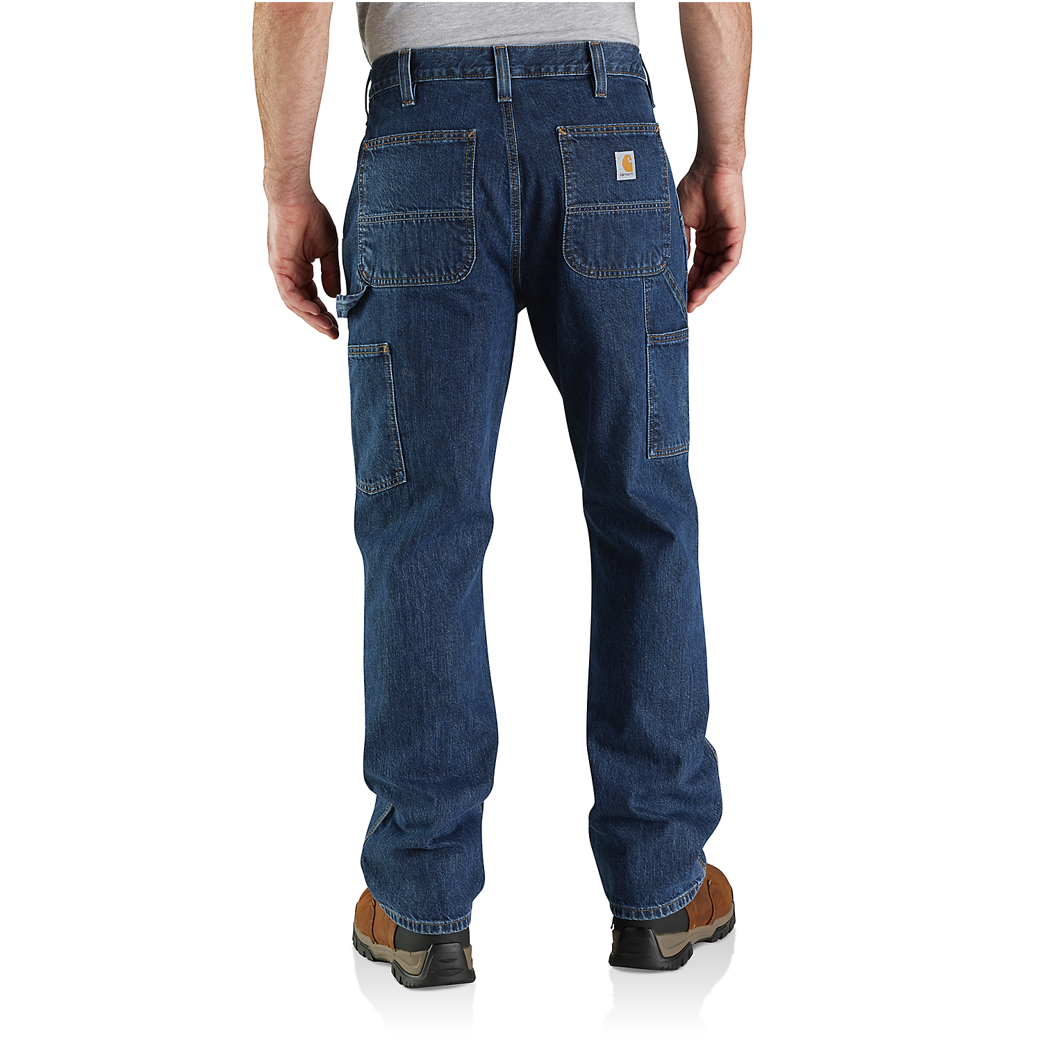 Picture of CARHARTT Double Front Logger Jean 104944 Ανδρικό Τζιν Παντελόνι H45 - Canal