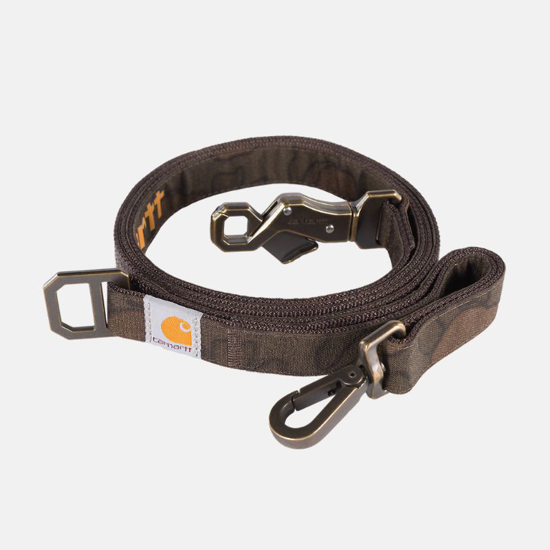 Picture of CARHARTT P000347 Nylon Duck Dog Leash Λουράκι Σκύλου 977 - Tarmac / Duck Camo