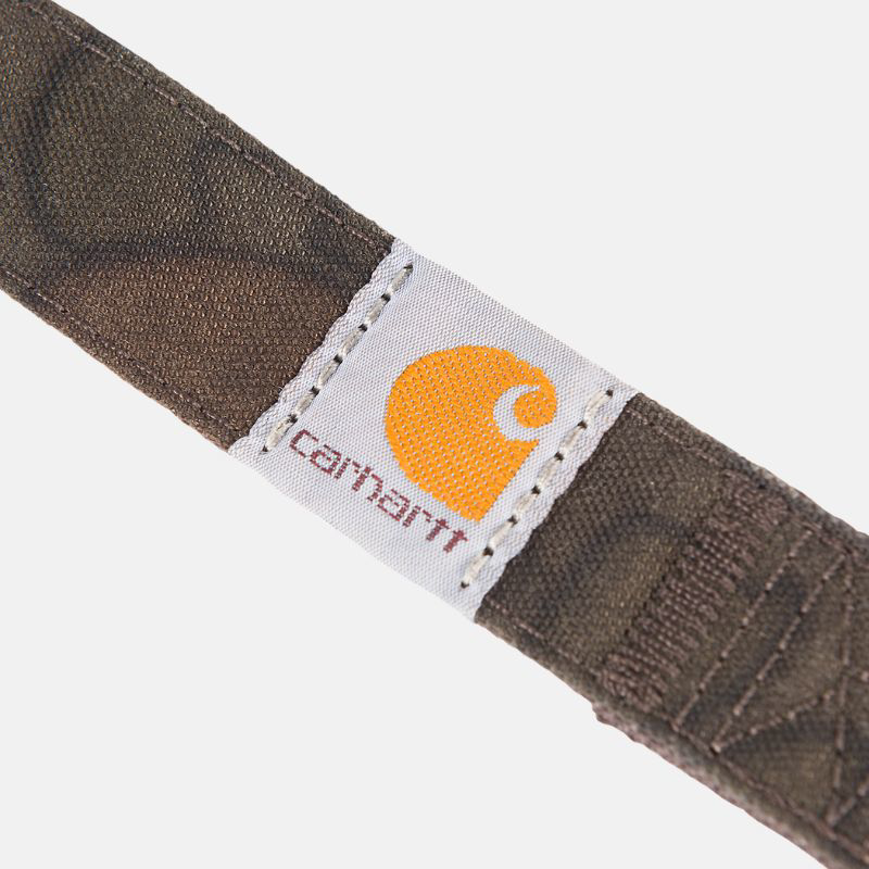 Picture of CARHARTT P000347 Nylon Duck Dog Leash Λουράκι Σκύλου 977 - Tarmac / Duck Camo