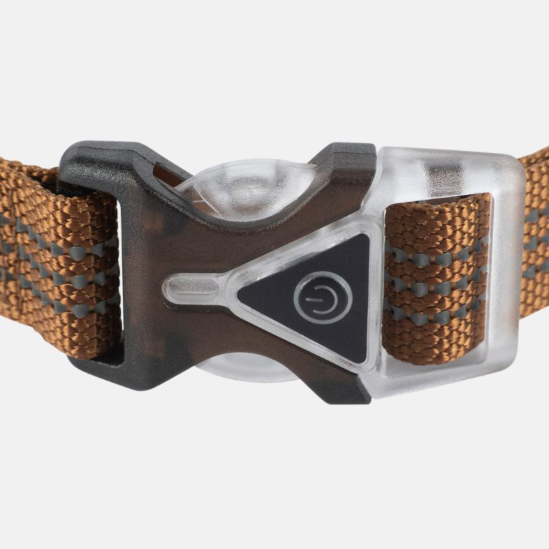 Picture of CARHARTT P000345 Lighted Collar Κολάρο Σκύλου με φωτάκι BRN - Carhartt Brown