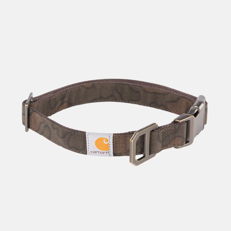 Picture of CARHARTT P000344 Nylon Duck Dog Collar Κολάρο Σκύλου 977 - Tarmac / Duck Camo