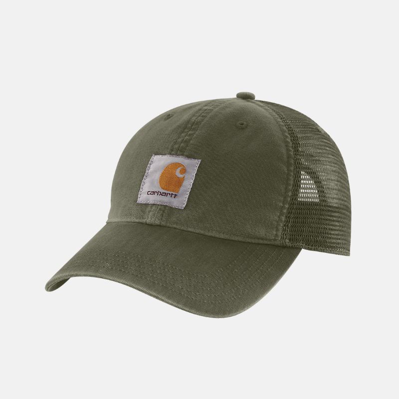 Picture of CARHARTT Canvas Mesh Cap 100286 Ανδρικό Καπέλο G72 - Basil